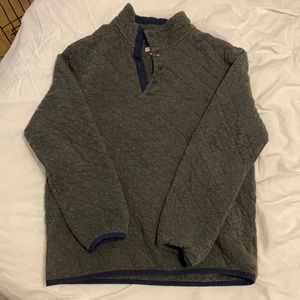 Gray Quilted Merona Pullover size M